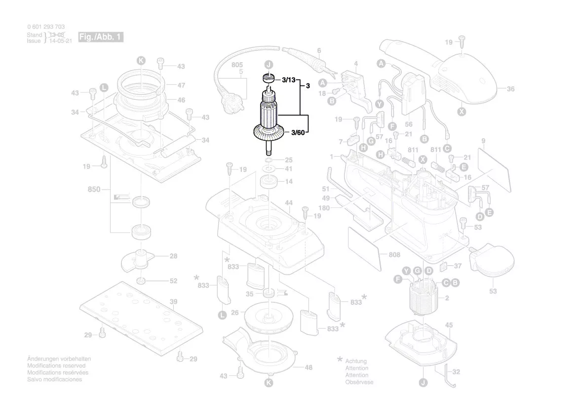 Induit BOSCH réf. 2 604 011 110